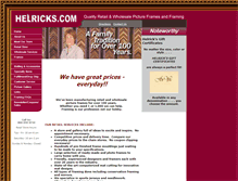 Tablet Screenshot of helricks.com
